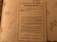 Achtung Sammler 1X Fiat 125S Bj.1970 Original PAPP KFZ BRIEF 