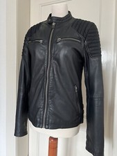NP 299€ Lederjacke Goosecraft Biker Echt Leder Jacke Blogger Motorrad Retro Zara