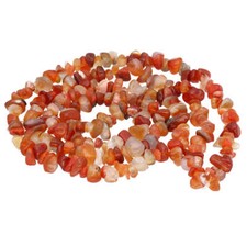Carneol Splitterkette lang