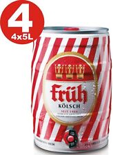 4 x Früh Kölsch 5 L Partyfass 4,8 % vol.