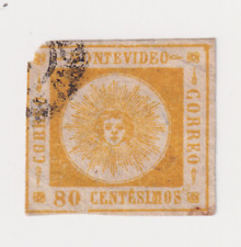 Uruguay, Mi 16, Klasik, Sonne, Siehe Bild, mit Zertifikat