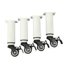 4tlg Möbelfüße Mit Bremse &