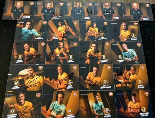Autogrammkarten dynamo - 21,