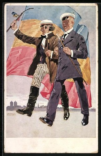 Künstler ludwig hohlwein - künstler-ak,