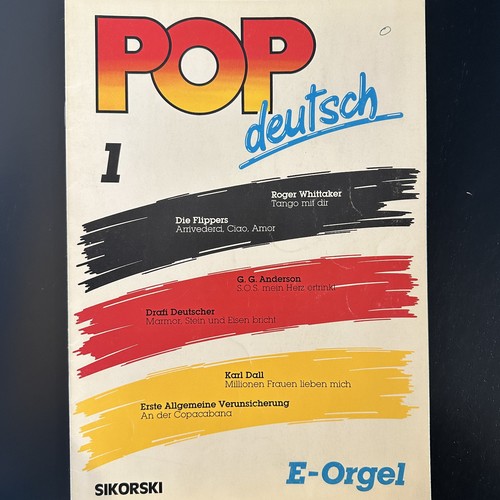 Noten pop orgel deutsch - noten,