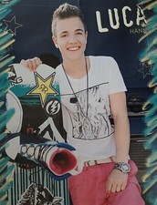 LUCA HÄNNI - A2 Poster (XL 42x55cm) - DSDS Star Fan Sammlung Sänger Foto MERCH