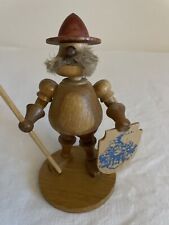 Rarität. Holzfigur Ritter Augustin. DDR. Augustusburg Erzgebirge um 1960