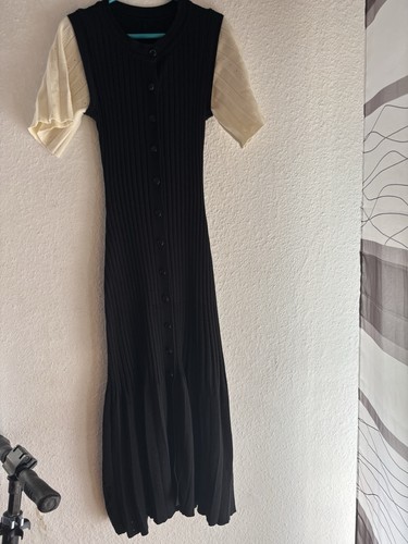 Maxi strickkleid schwarz - maxi,