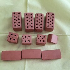 Alte Miniatur Klinker/Ziegelsteine Sammler 