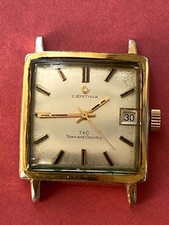 Vintage Certina Town + Country - Handaufzug - vergoldet - Stahlboden - 1965