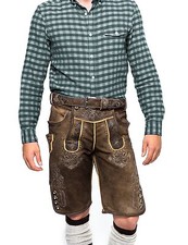 Herren lederhose Kurz mit