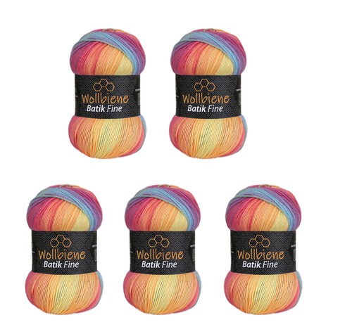 Wollbiene batik fine - wollbiene, wolle