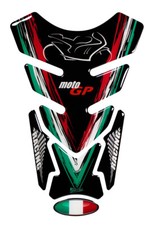 Tankpad 3D Motorrad Gel Aufkleber Italien Flagge Lackschutz Tankschutz : Form 6 