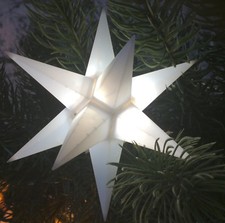 LED Mini-Stern innen weiß