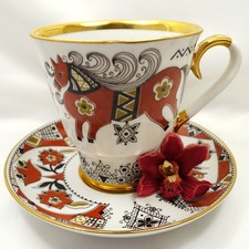 Lomonosov Porzellan Tasse &