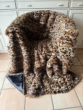 NEU Wunderschön und ausgefallen!  KANIN Pelzdecke Felldecke KANINCHEN  XL
