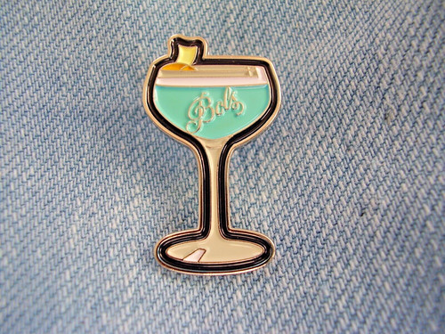 Pin bols blue curacao - bols,
