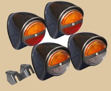 Leuchtensatz Deutz D15 D25 D30 D40 Traktor - Rückleuchte Blinker Kappe Halterung