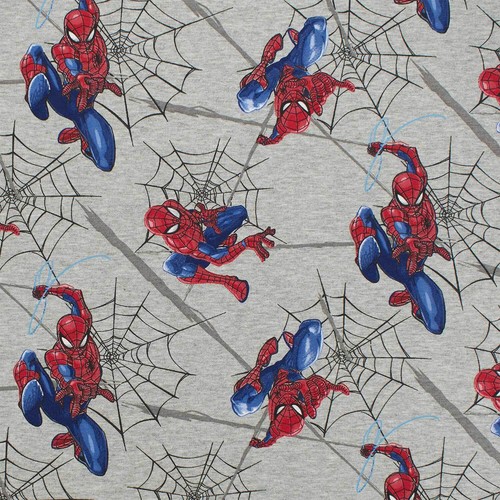 French terry stoff spiderman - french,