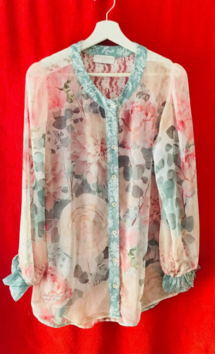Elegante bunte bluse - elegante.,