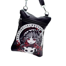 Cupcake Cult Umhängetasche Ouija Demon Schultertasche Canvas Okkult Gothic Goth