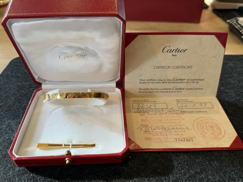 Cartier armreif love - love, 750/-