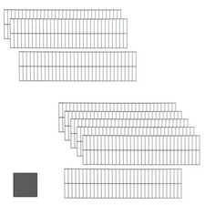 Doppelstabmattenzaun Elemente