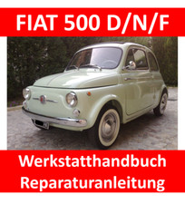 WERKSTATTHANDBUCH eBook FIAT 500 D N F Kombi REPARATURANLEITUNG BEDIENUNG E-BOOK