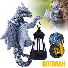 Drachen Deko mit Solar Laterne