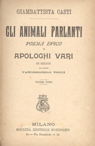Die sprechenden tiere epos - die,