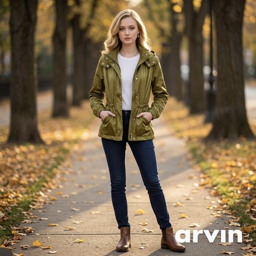 Damen parka mit - damen-parka, gr
