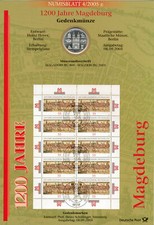 BRD 10 Euro 2005 A 1200 Jahre Magdeburg im Numisblatt*