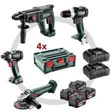 Metabo Combo Set 4.4.2, SB 18 LT BL SSD 18 LT 200 BL KH 18 LTX 24 ASC 55 4x5,2Ah