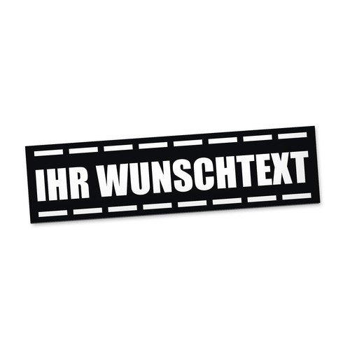 Wunschtext magnetschild auto - wunschtext,