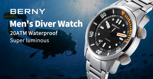Berny herren uhr mechanische - berny,