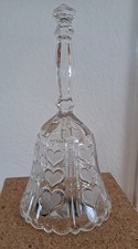 Kristall Glocke von Annahütte Handglocke 17cm Hoch