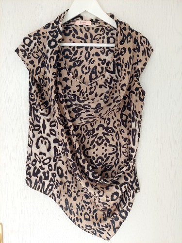 Laurèl seidenbluse leopard - laurèl,