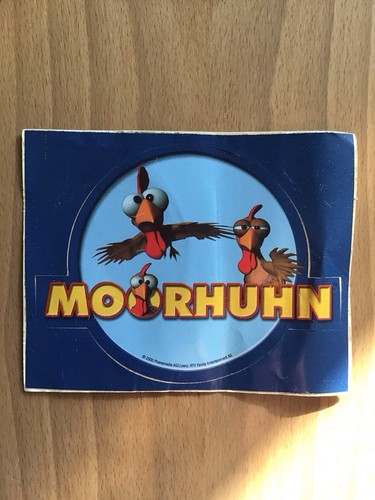 Moorhuhn aufkleber - moorhuhn,