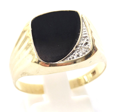Herren goldring 585 gelbgold - herren,