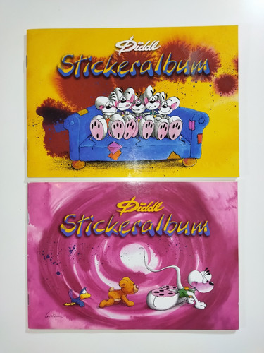 Diddl stickeralbum befüllt - diddl,