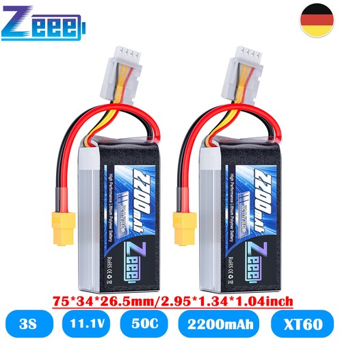 Zeee short lipo akku - 2x,