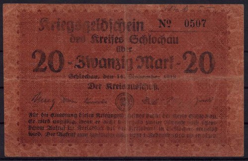 12734 notgeld schlochau - [12734],