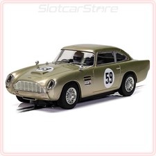 Scalextric C4166 Aston Martin DB5 "No.59 White Gold" 2019 AMOC 1:32 Auto Slotcar