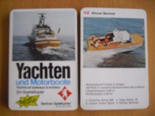 Schiffe Quartett Yachten von Berliner