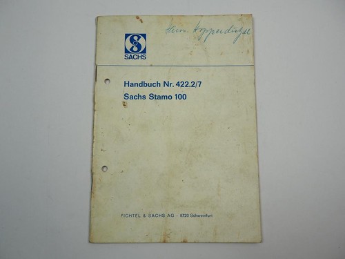 Fichtel sachs stamo 100 - 100, motor