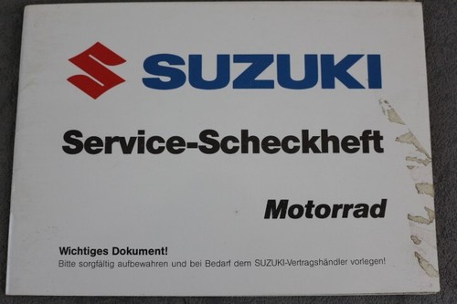 Suzuki motorrad serviceheft - suzuki,