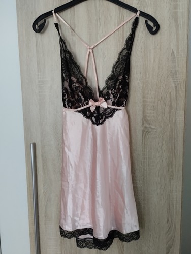 Satin neglige nachthemd baby - neglige,