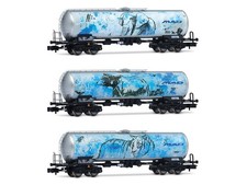 Arnold HN6687 - Güterwagen Set Kesselwagen MAD D-BAS Ep.VI 3-teilig - Spur N