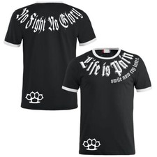 Herren TShirt Label Life is pain WEIßE SERIE Limited Edition Hardcore Streetwear