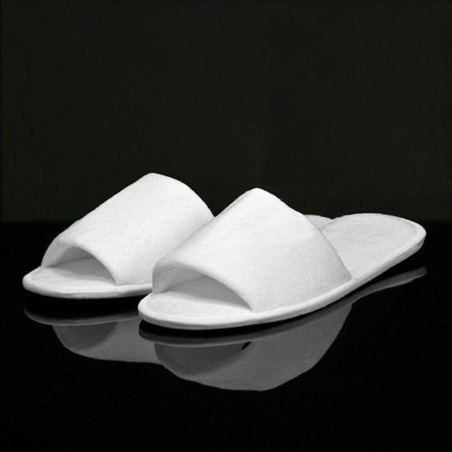 Paar frotteeslipper mit - frotteeslipper,
